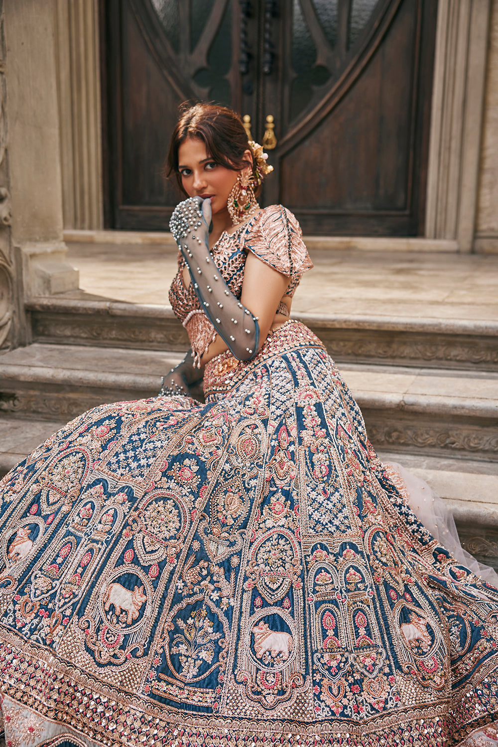 Neel Kamdhenu Lehenga Set