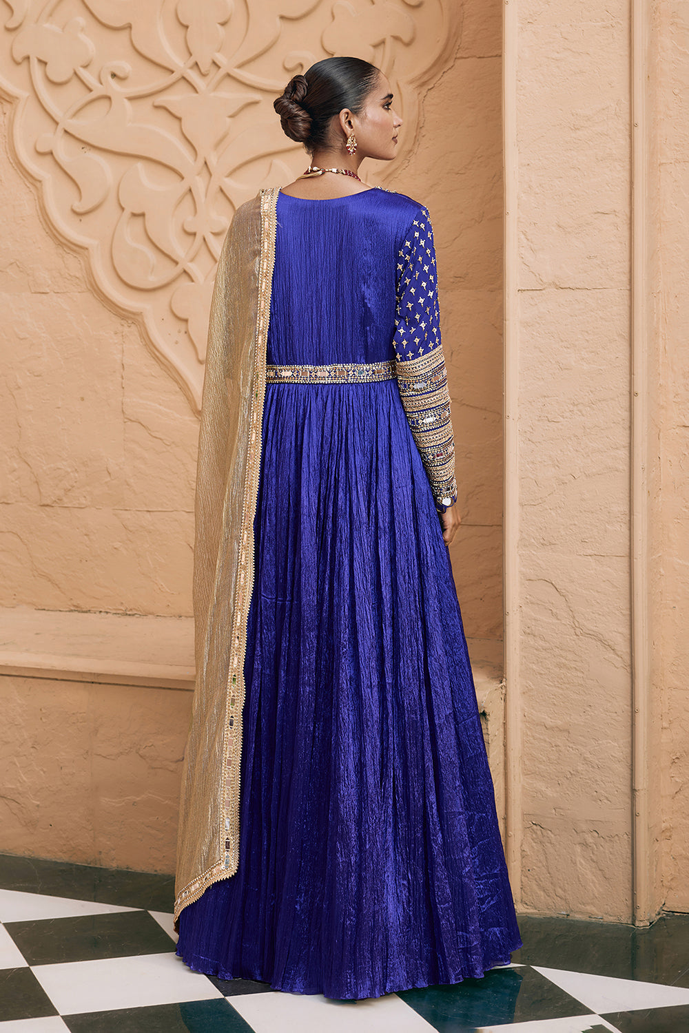 Neelambara Anarkali Set