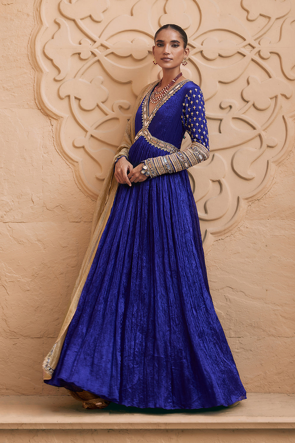 Neelambara Anarkali Set