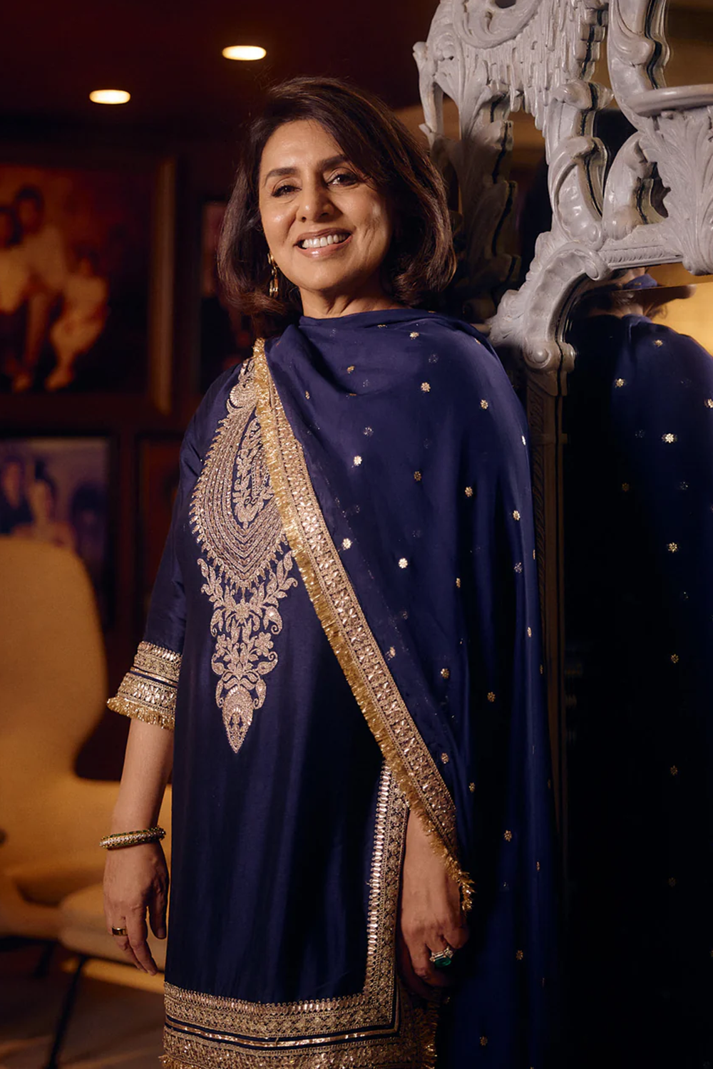 Neetu Kapoor in Mahiz Farshi Set