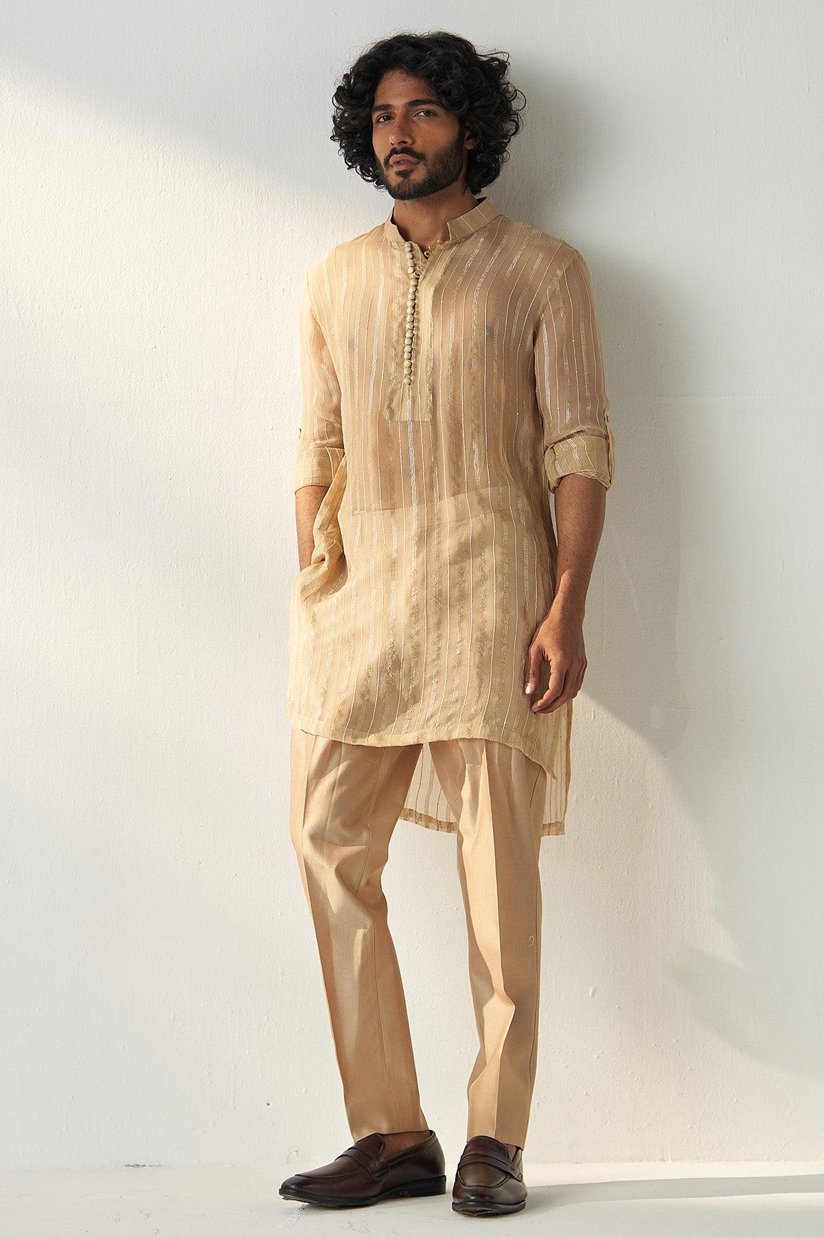 Omkar Gold Beige Co-Ord Set
