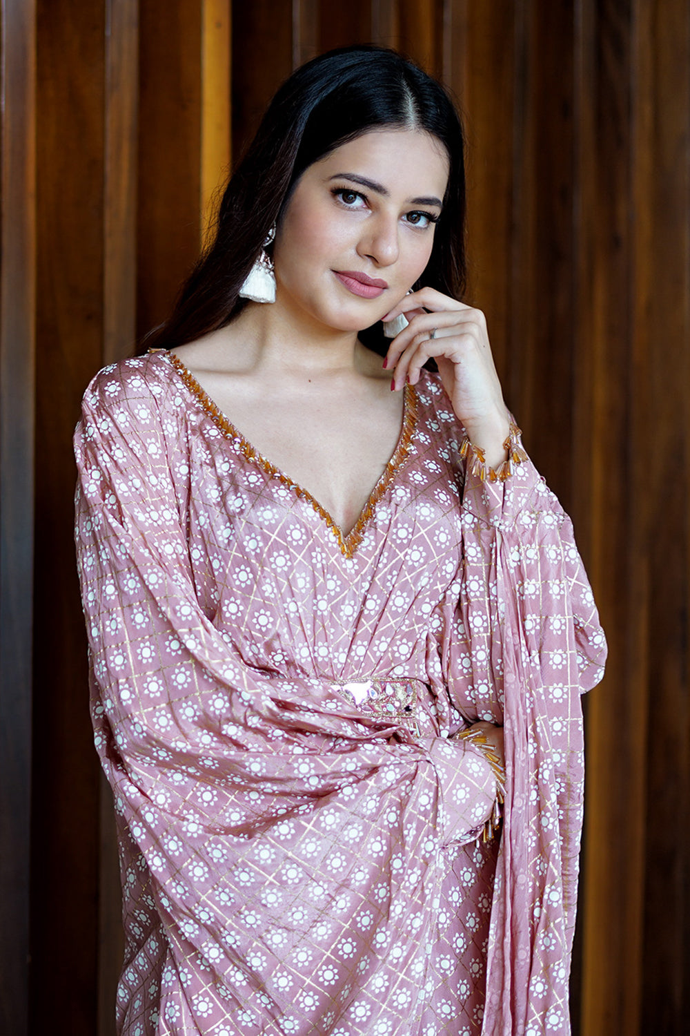 Onion Pink Kaftan