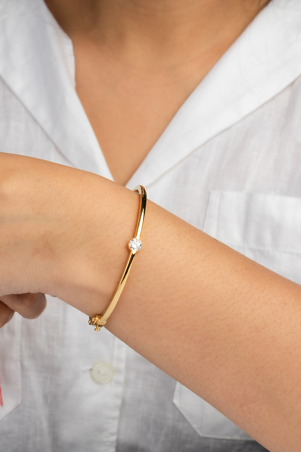 Openable Oval Bracelet