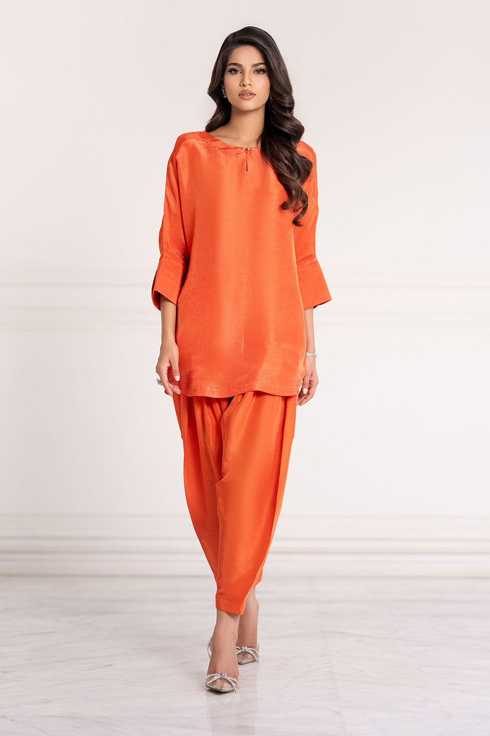 Orange Solid Co-Ord Sets