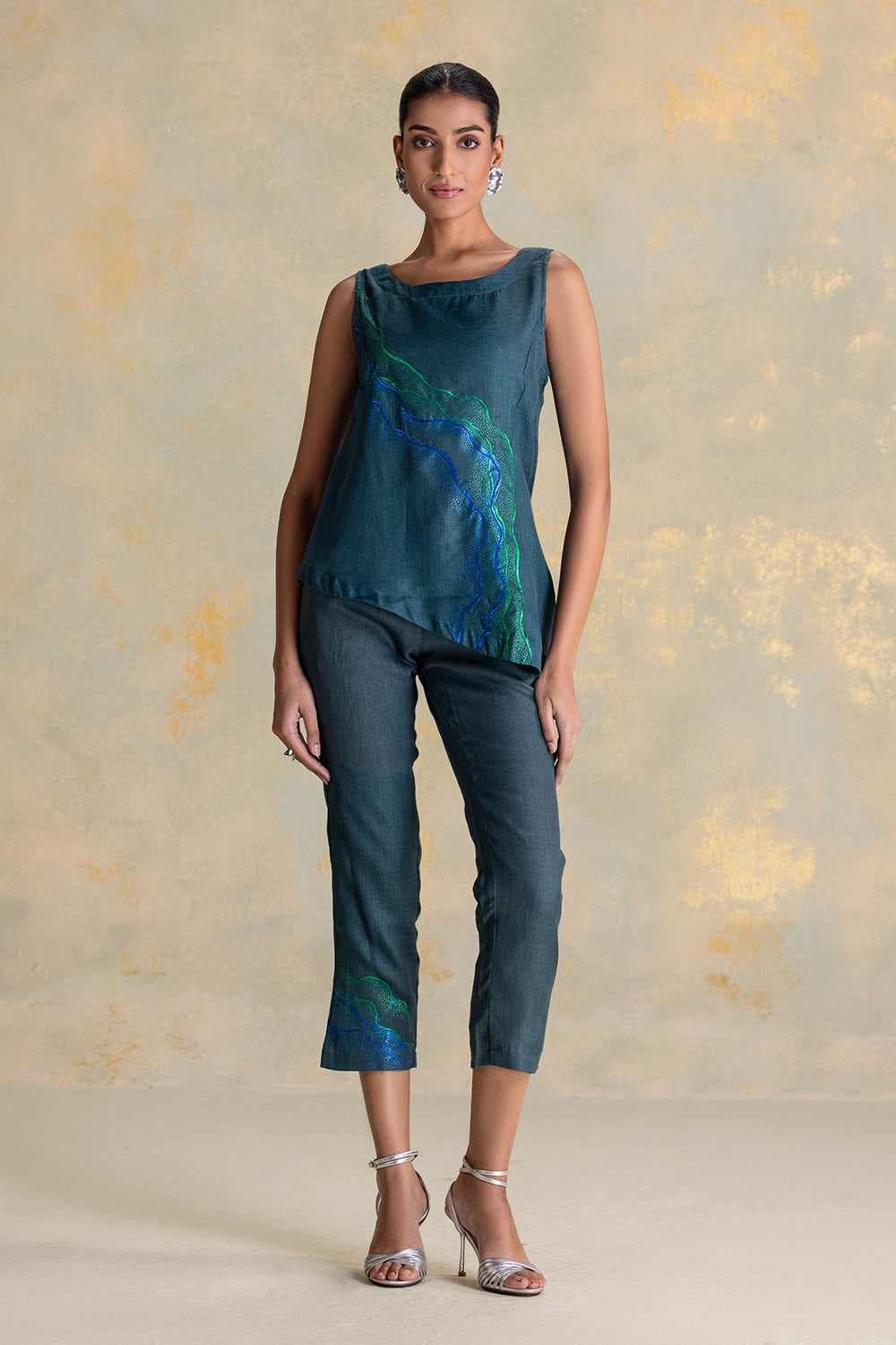 Peacock Veil Celine Co-ord