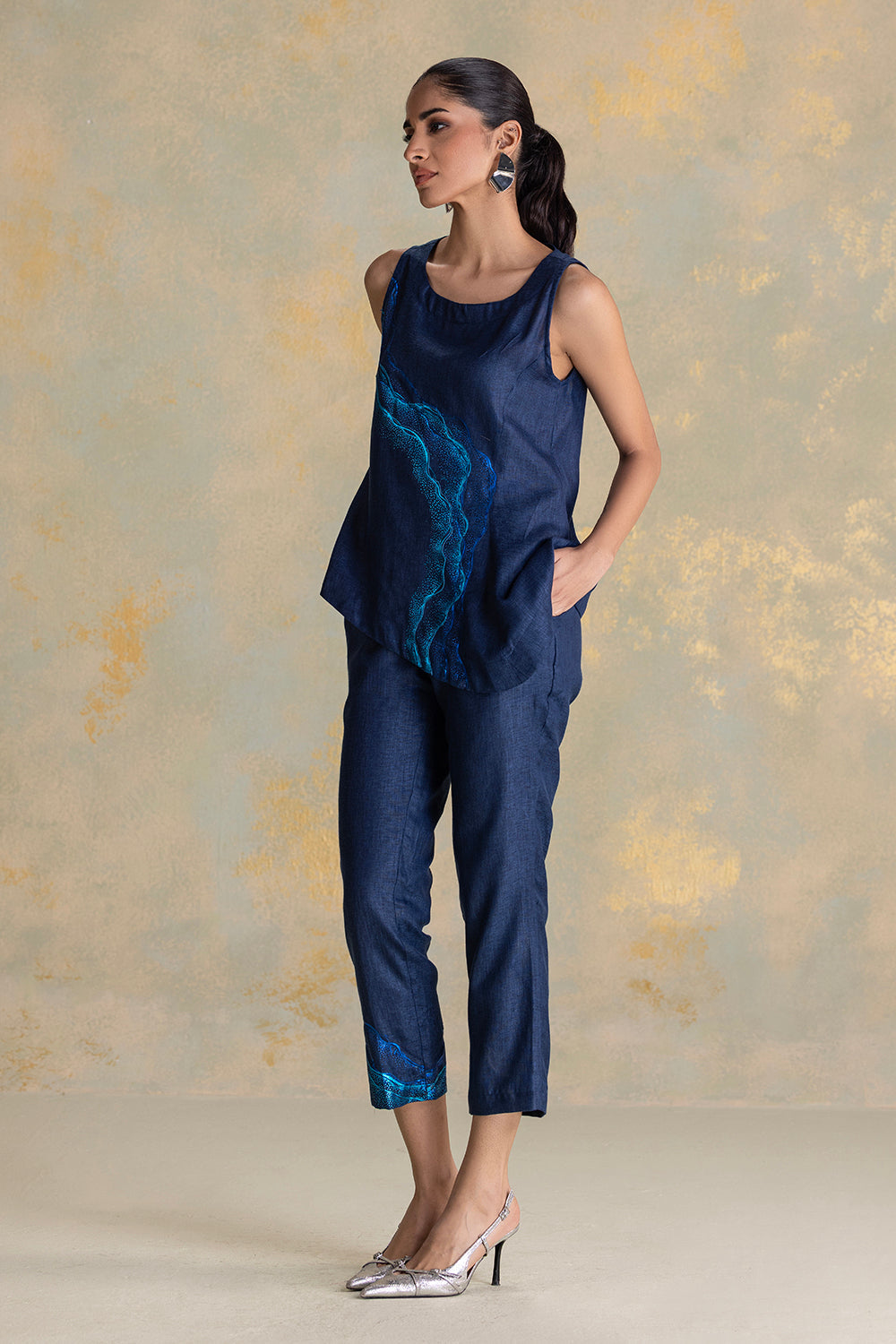 Peacock Veil Celine Co-ord