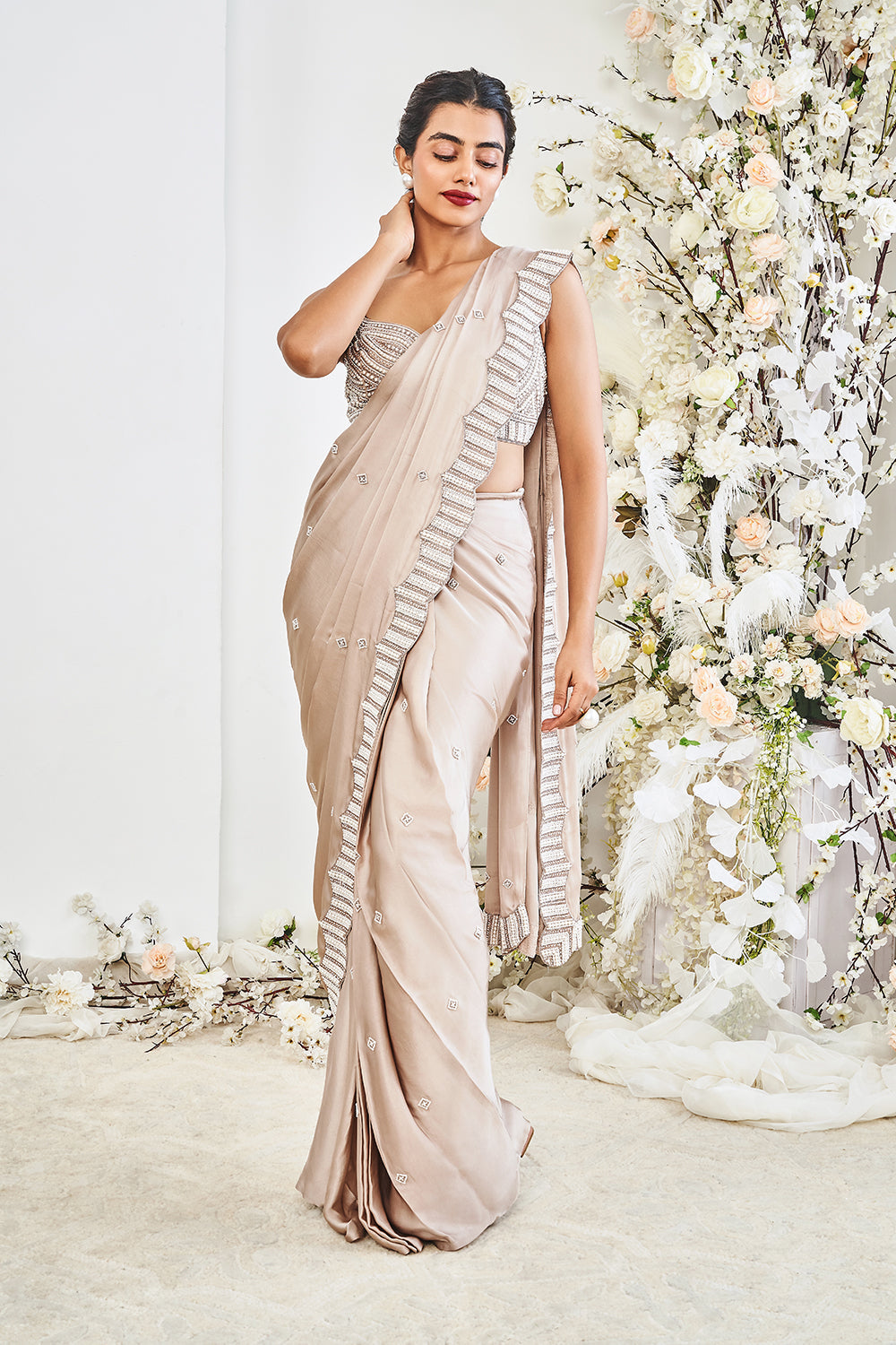 Pearl Saree