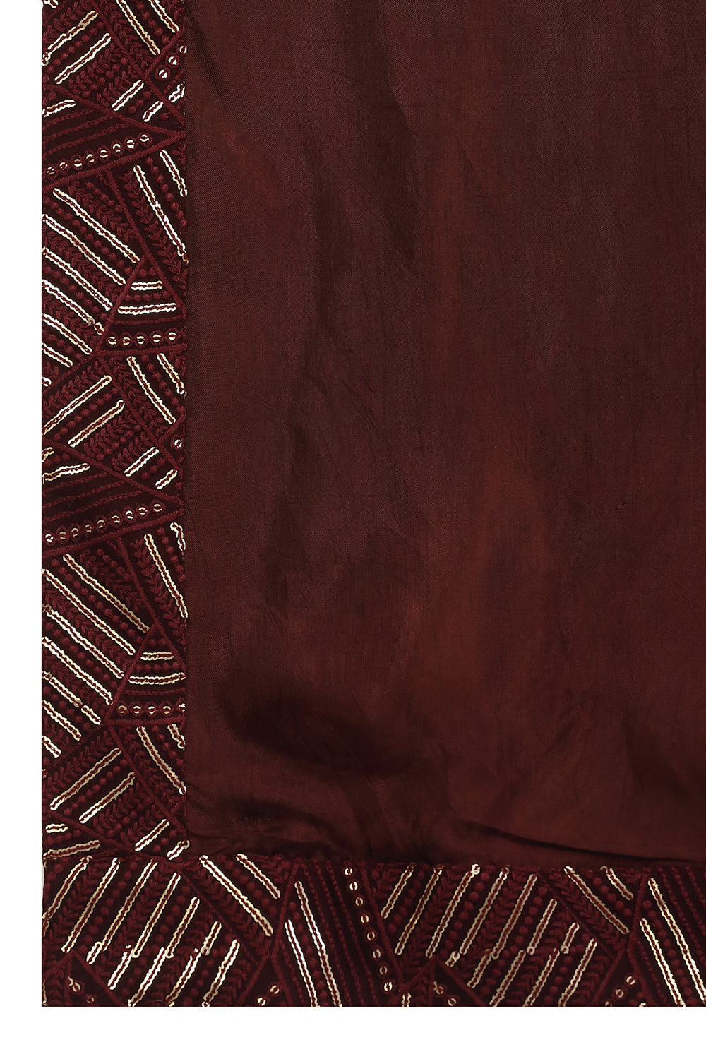 Phool Bahaar Embroidered Kurta With Back Elastic Pants And Dupatta