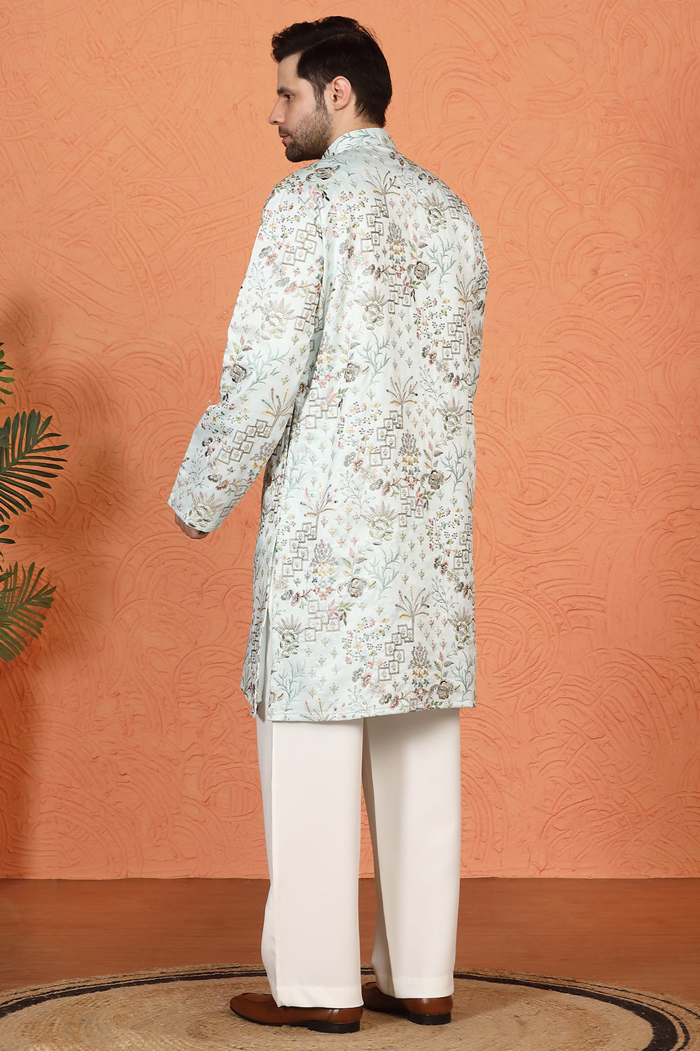 Phool Jahaan All Over Embroidered Kurta with Loose Fit Parallel Pants