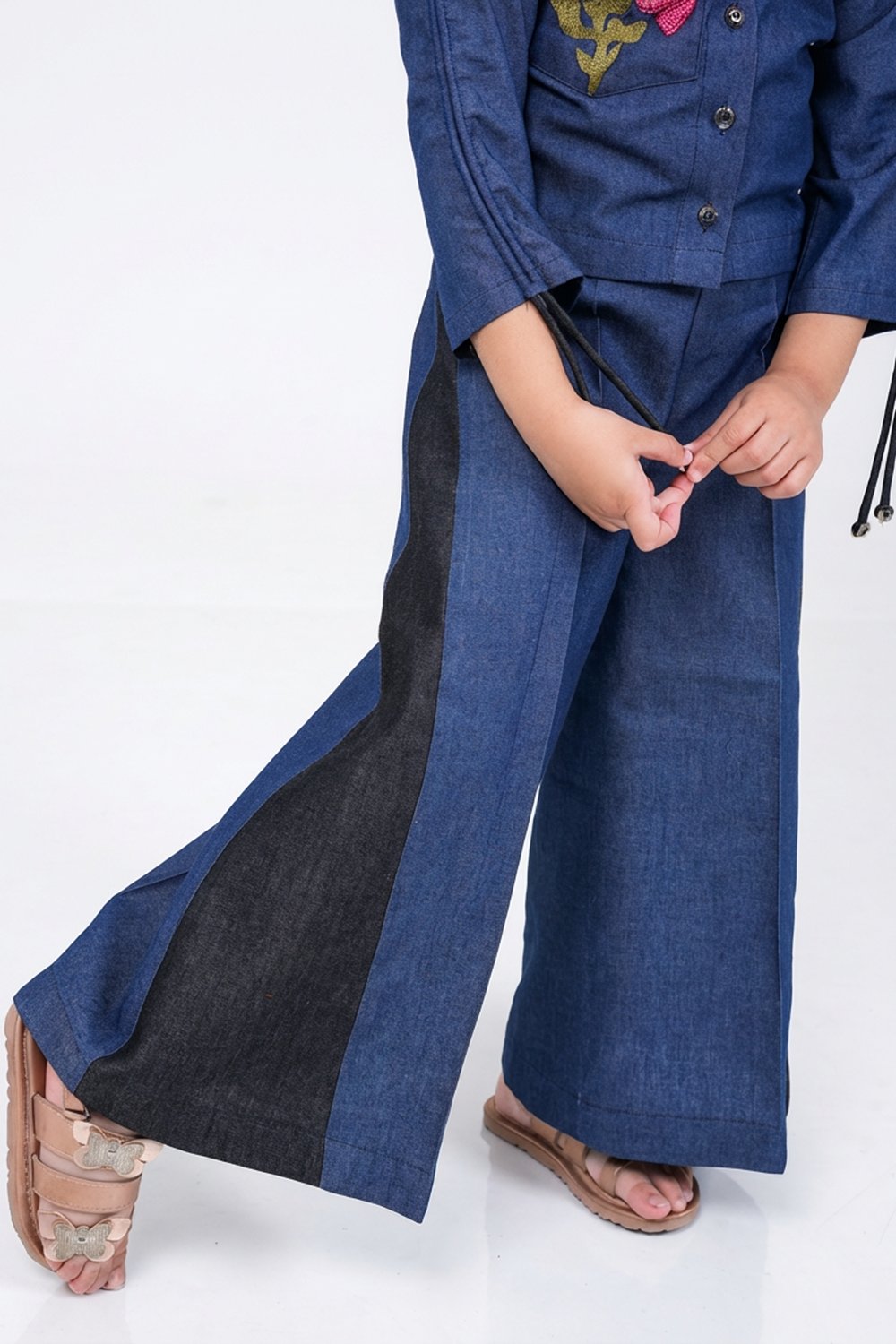 Pocket Flower Denim
