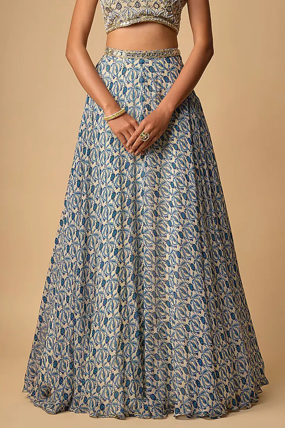 Printed Lehenga Set
