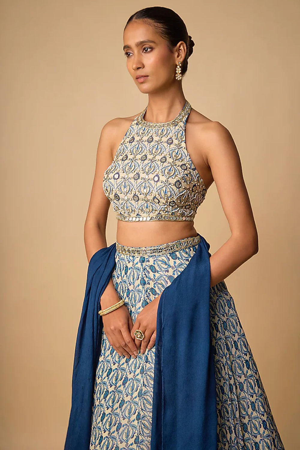 Printed Lehenga Set