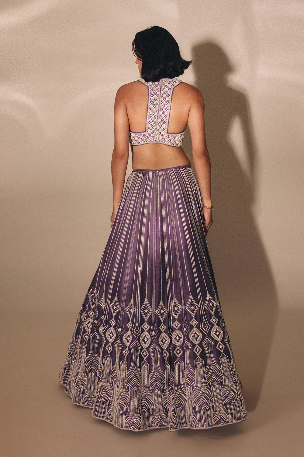 Purple Lehenga Set