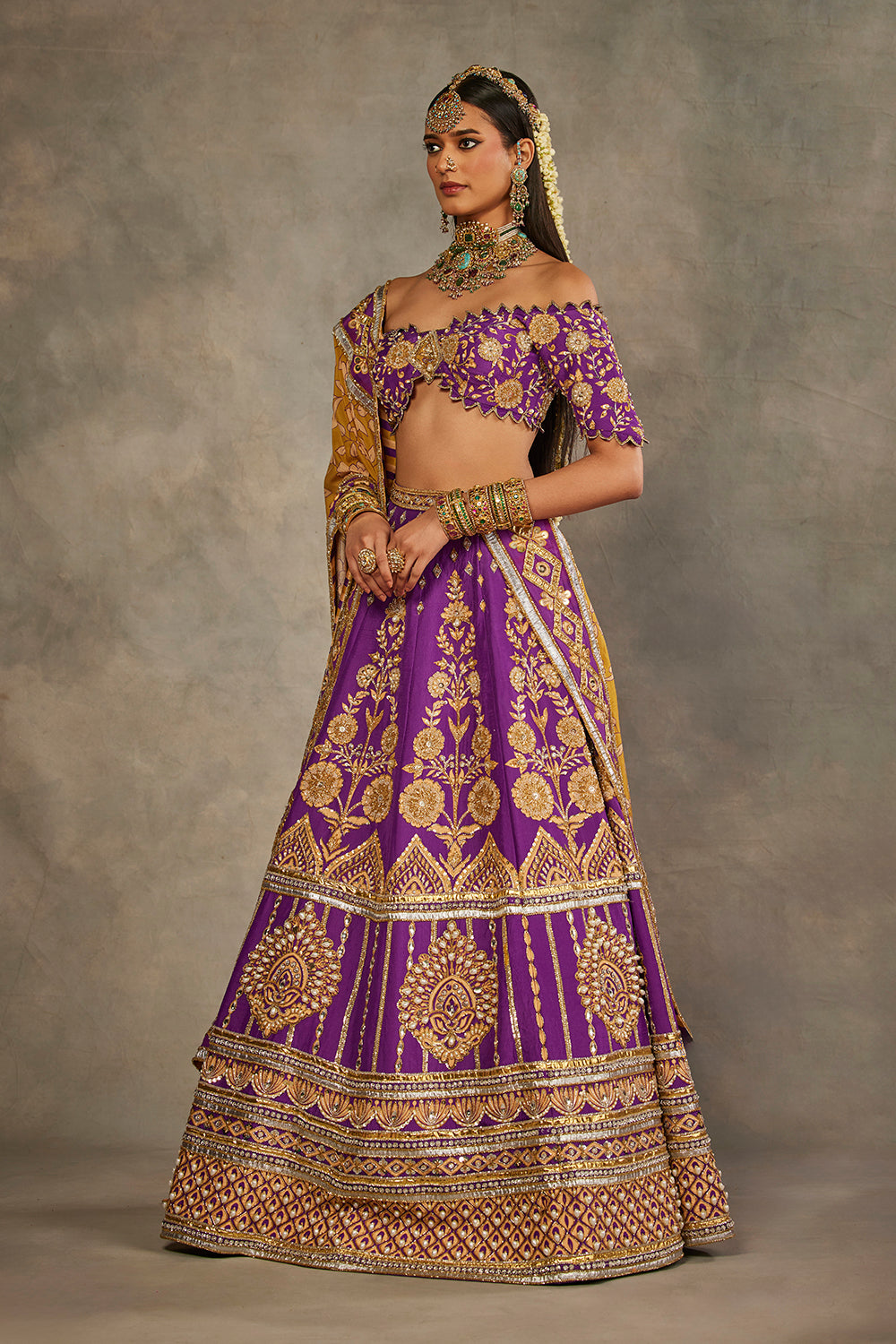 Purple Lehenga Set