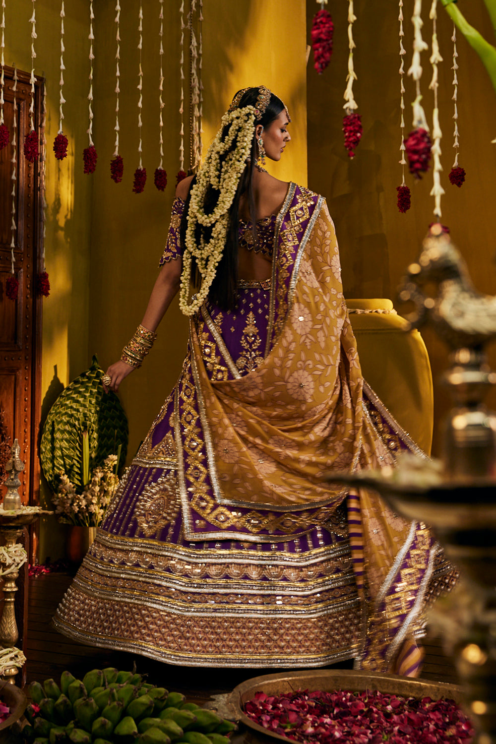 Purple Lehenga Set