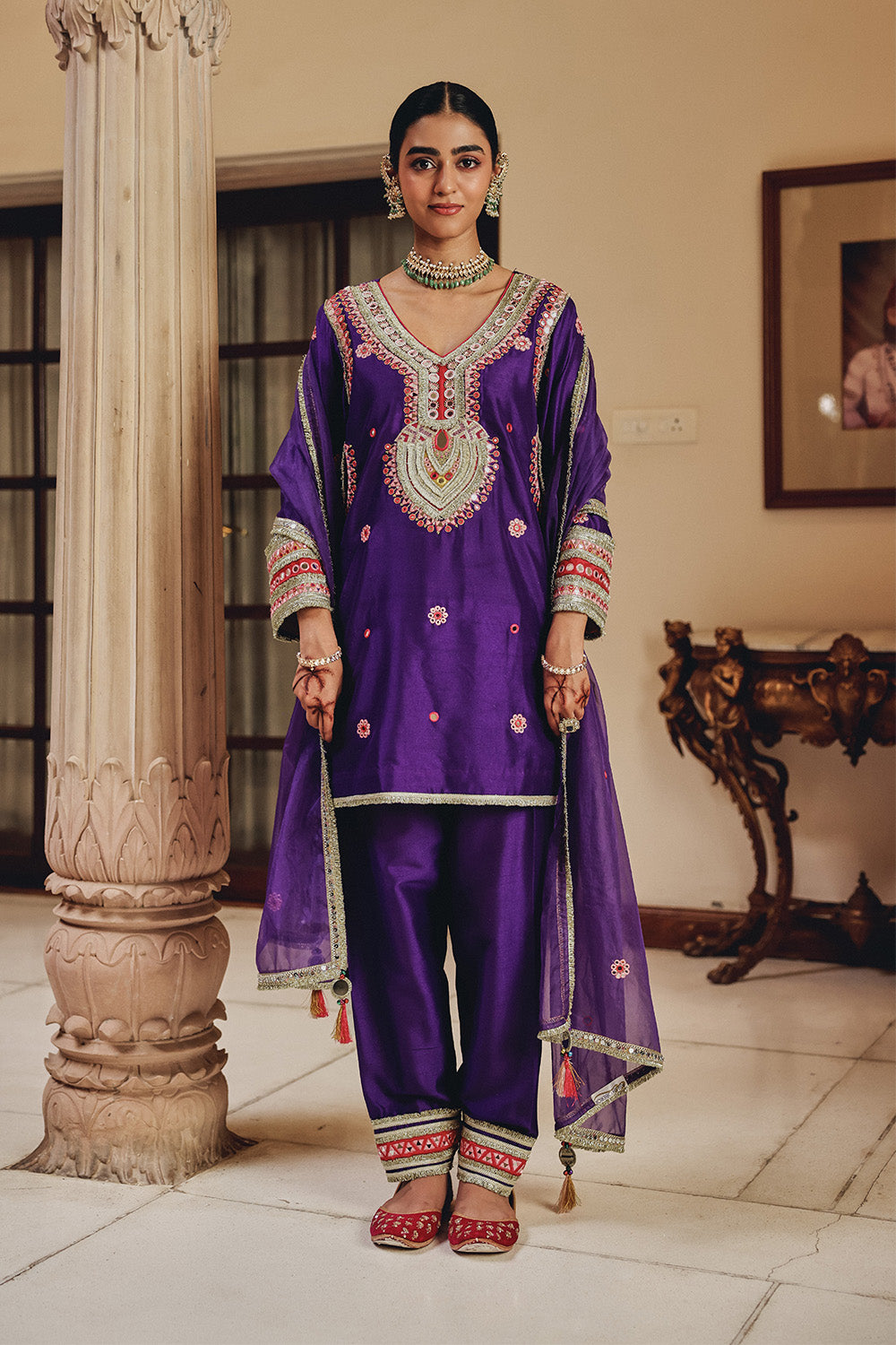 Purple Sahar Salwar Set