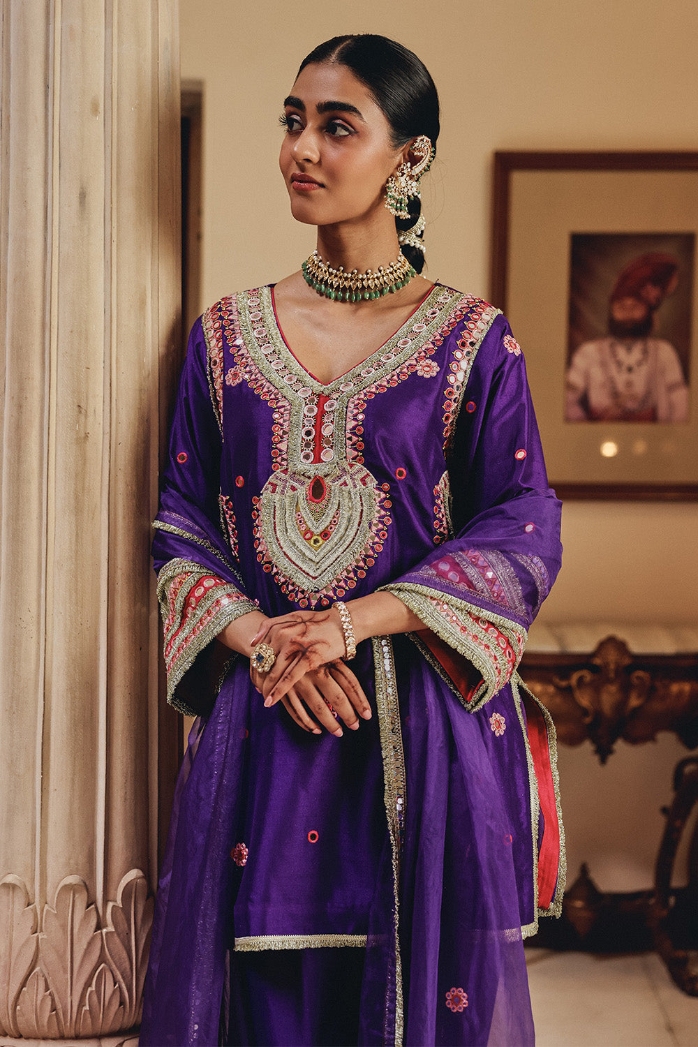 Purple Sahar Salwar Set