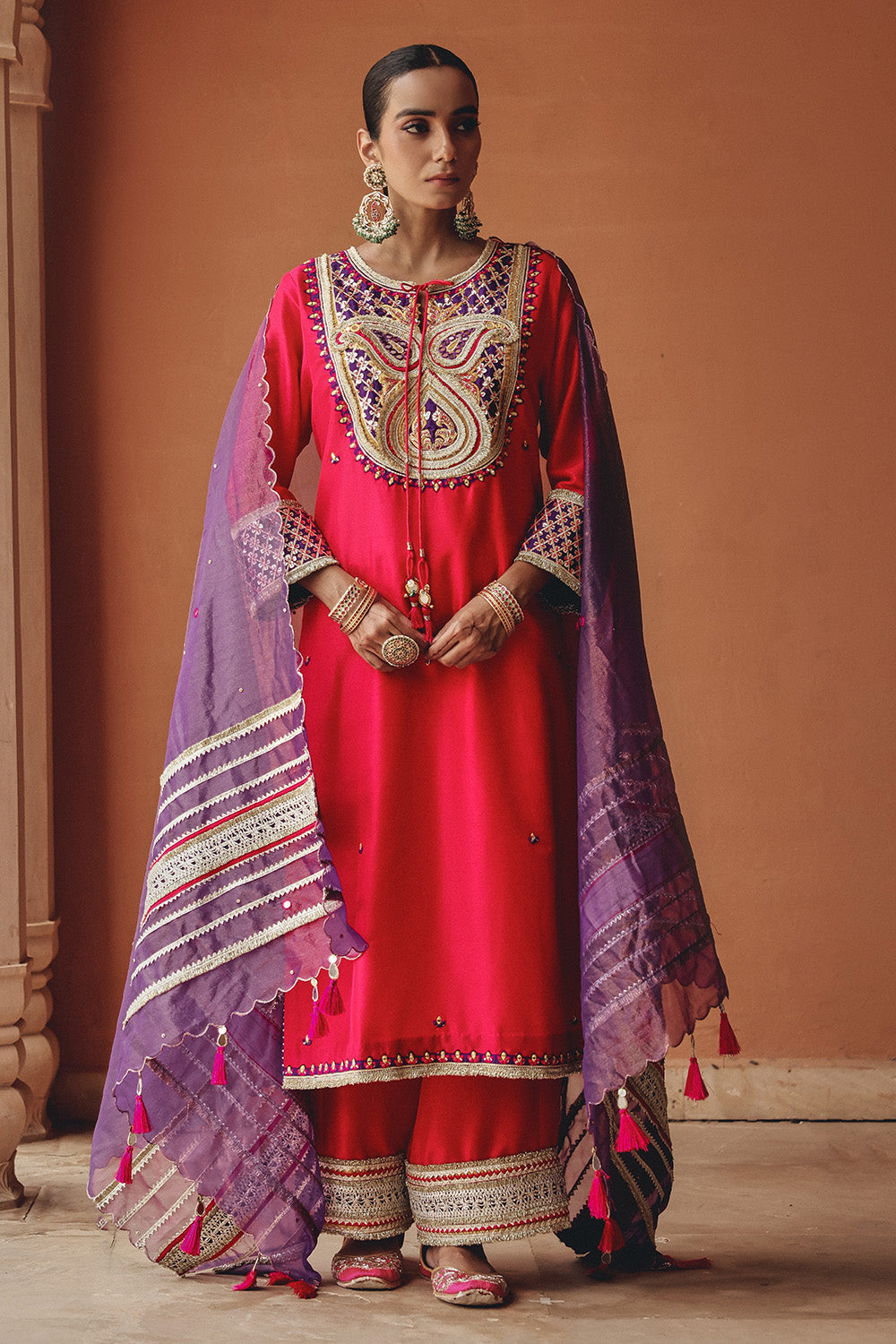 Rani Noor-E-Gulabi Set