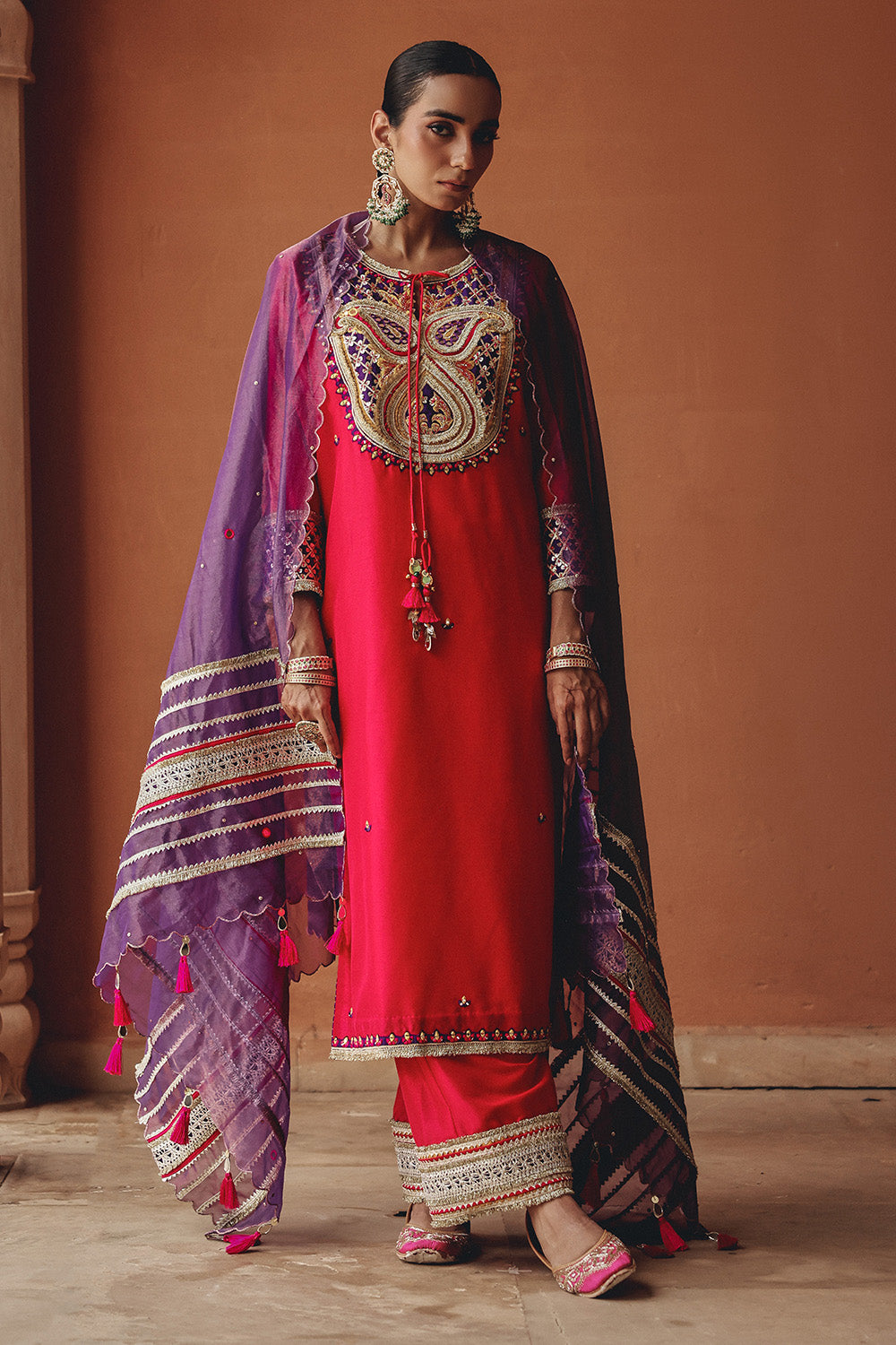 Rani Noor-E-Gulabi Set