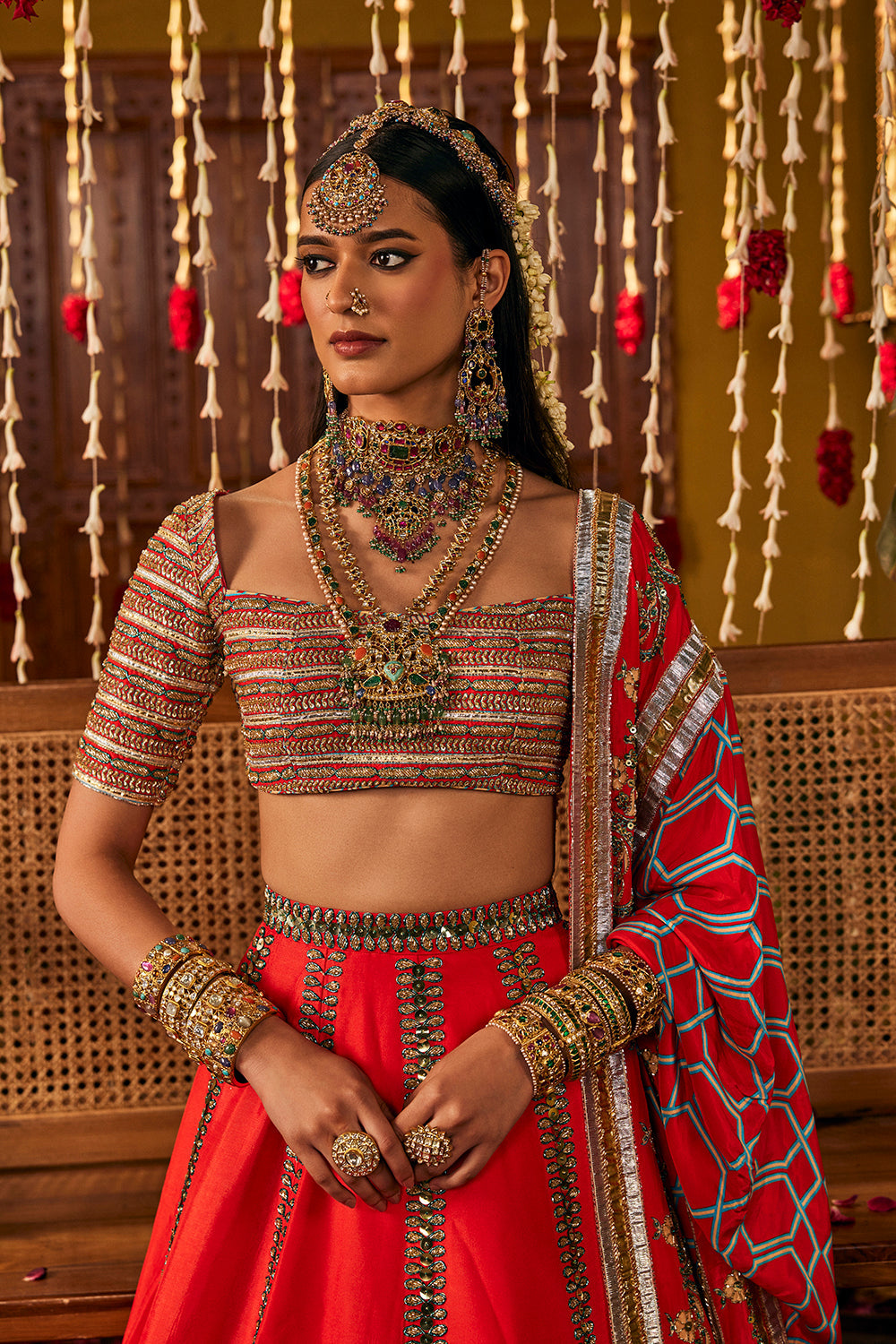 Red Lehenga Set