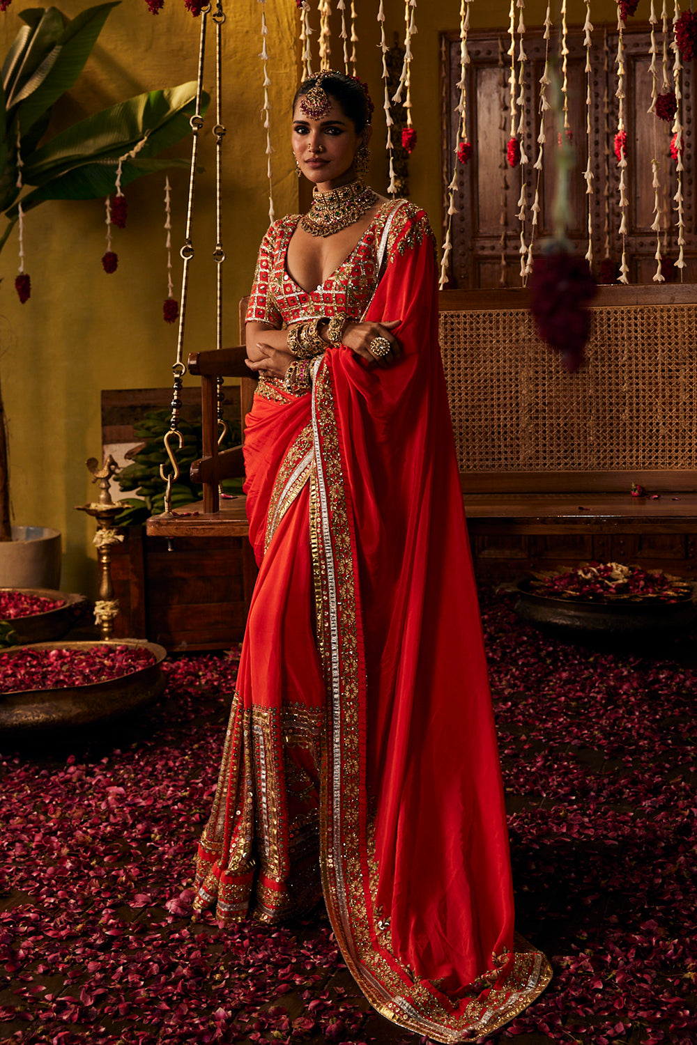 Red Sarees