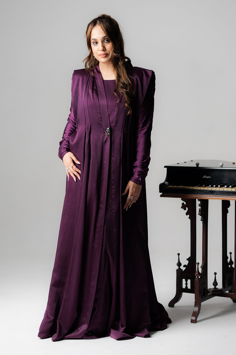Regal Purple Tailored Kaftan