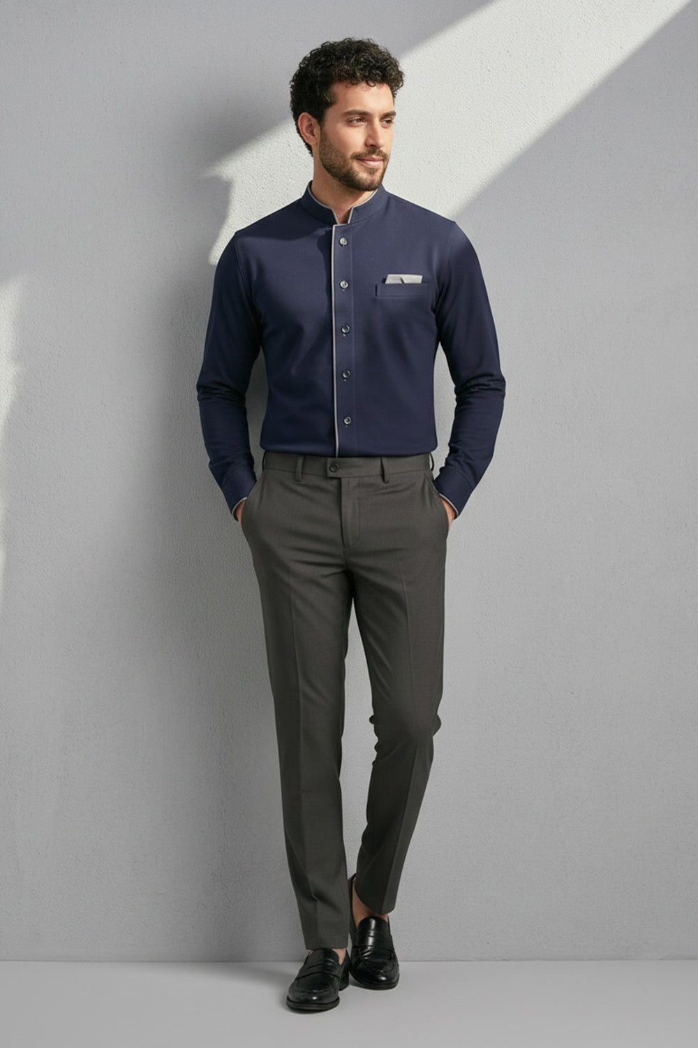 Ridge Chinese Shirt - Nigel