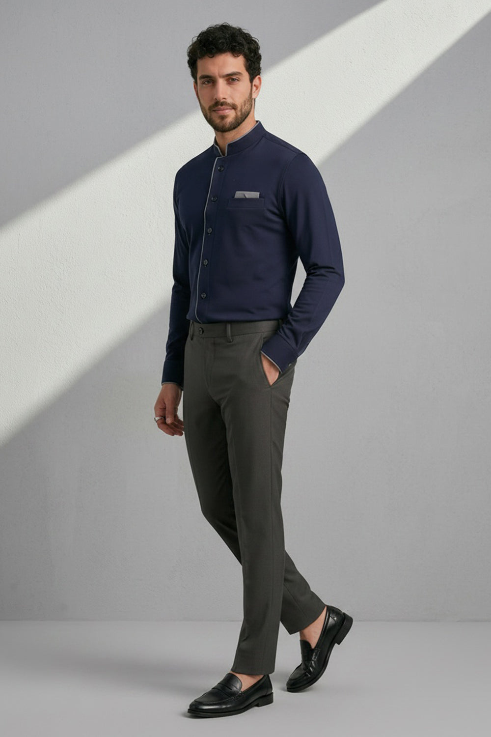 Ridge Chinese Shirt - Nigel