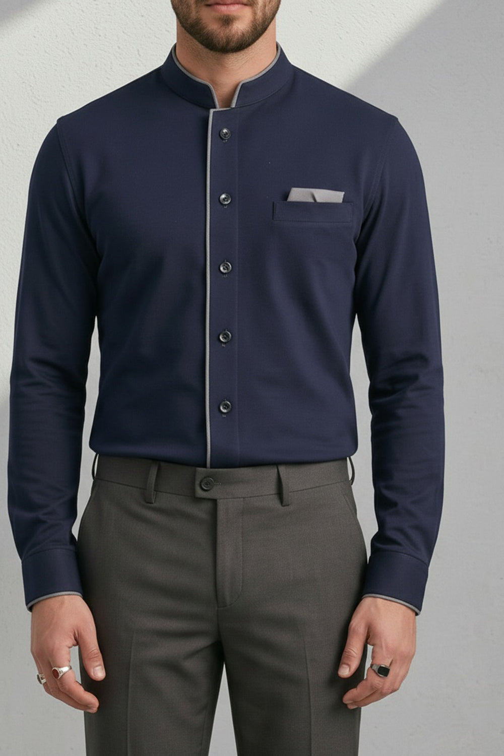 Ridge Chinese Shirt - Nigel