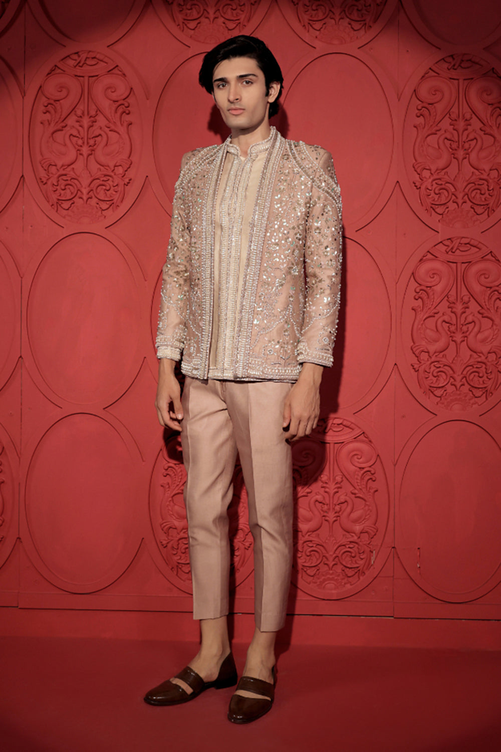 Rose Gold Jacket Set