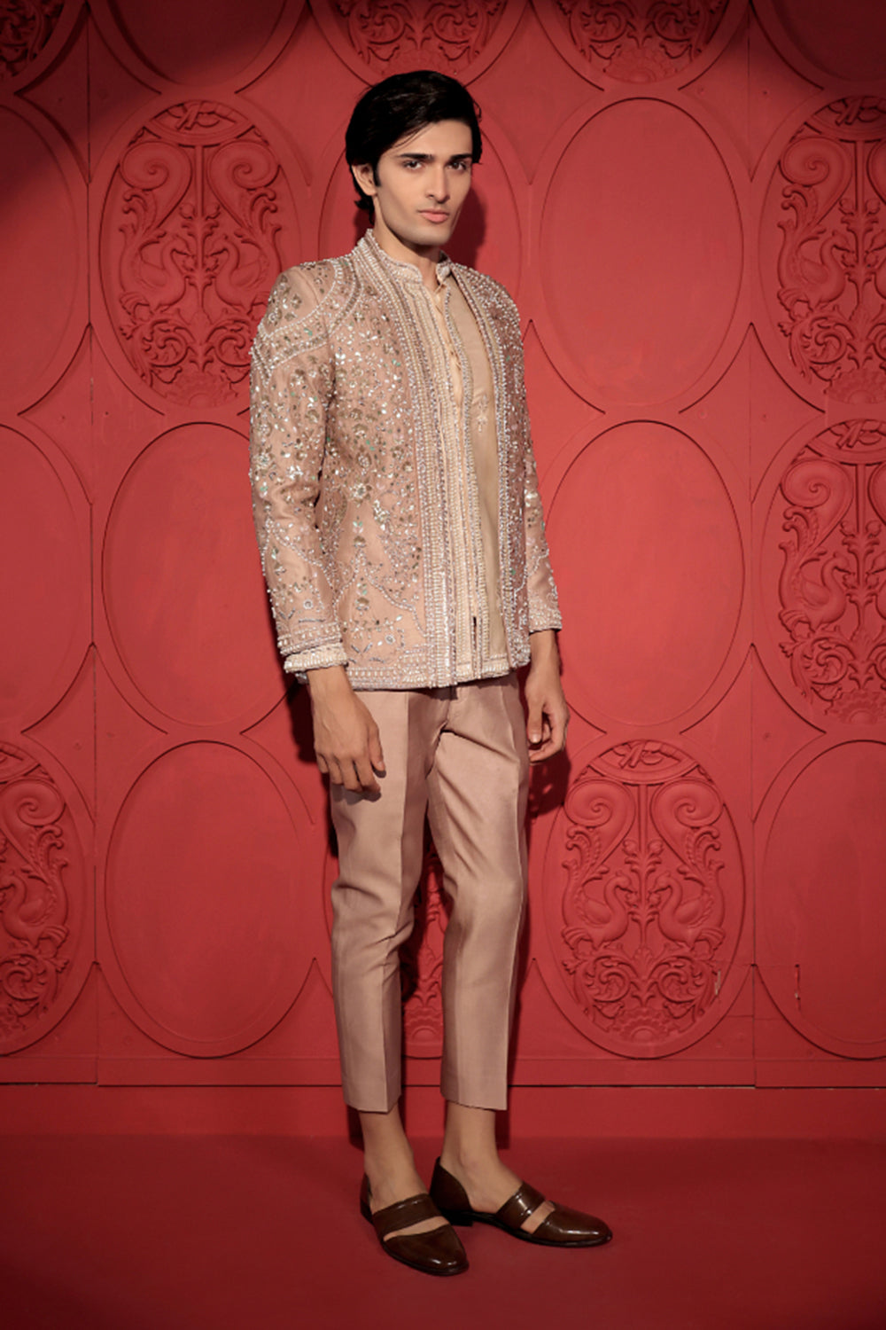 Rose Gold Jacket Set