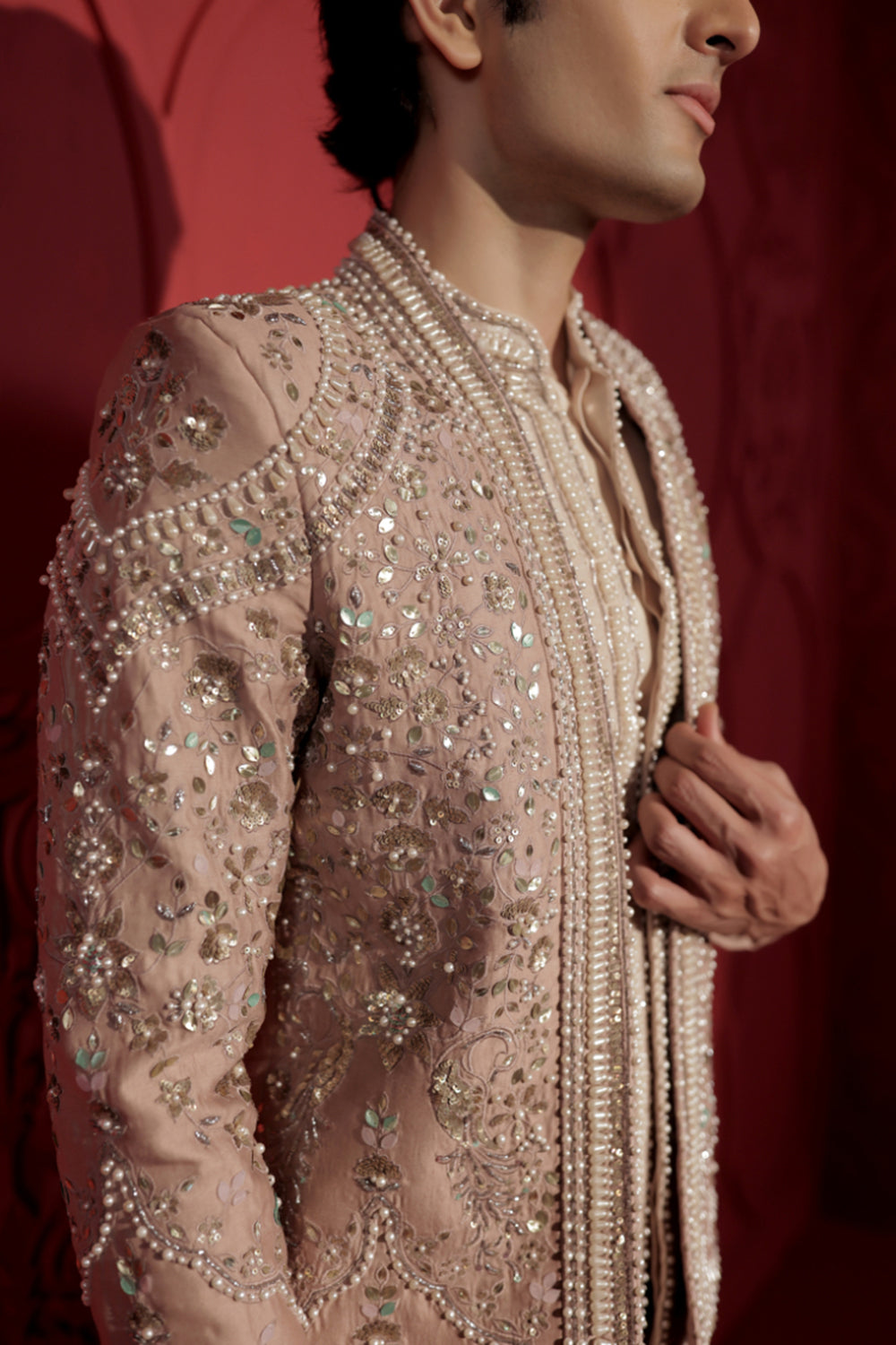 Rose Gold Jacket Set