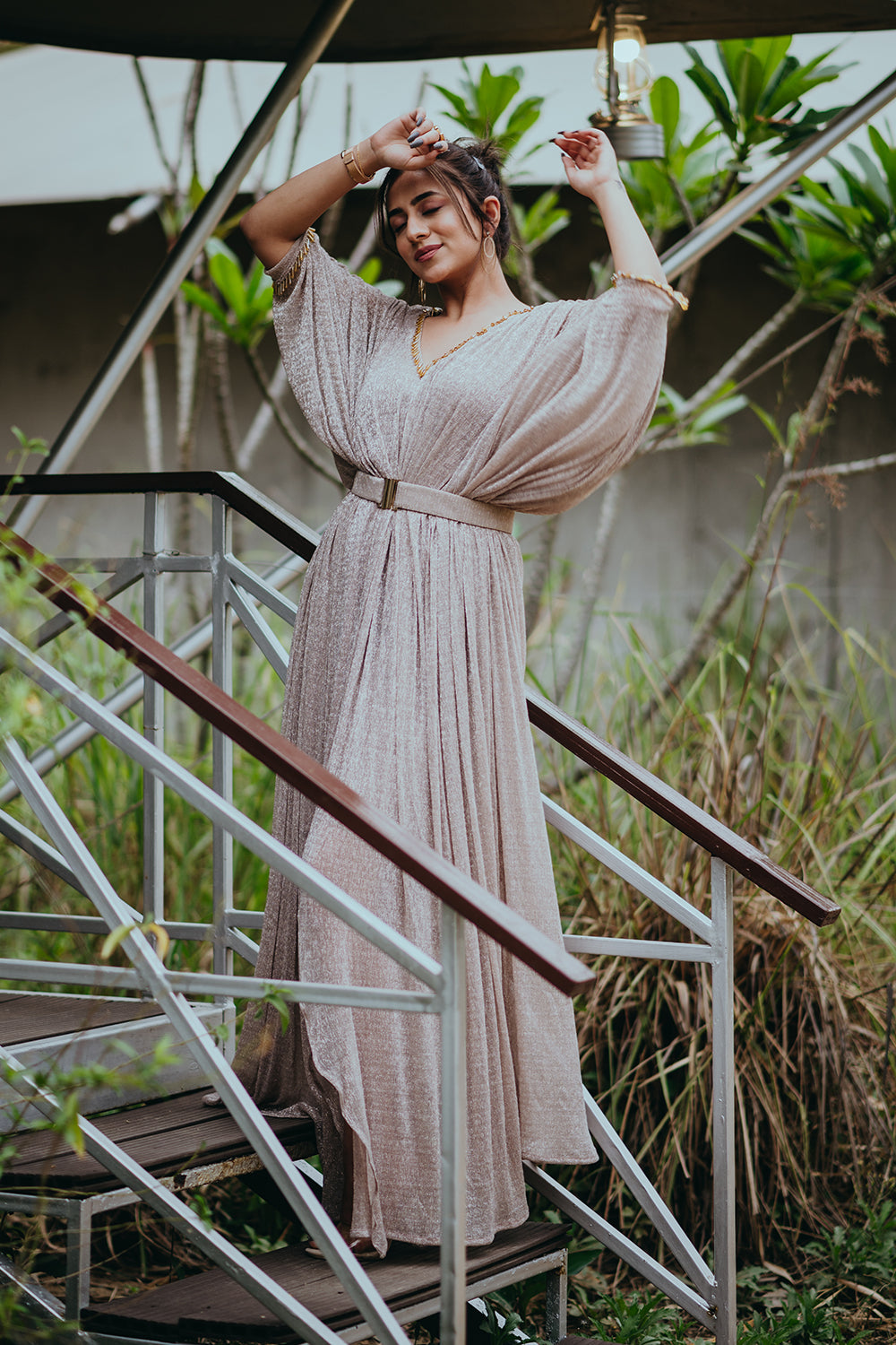 Rose Gold Kaftan