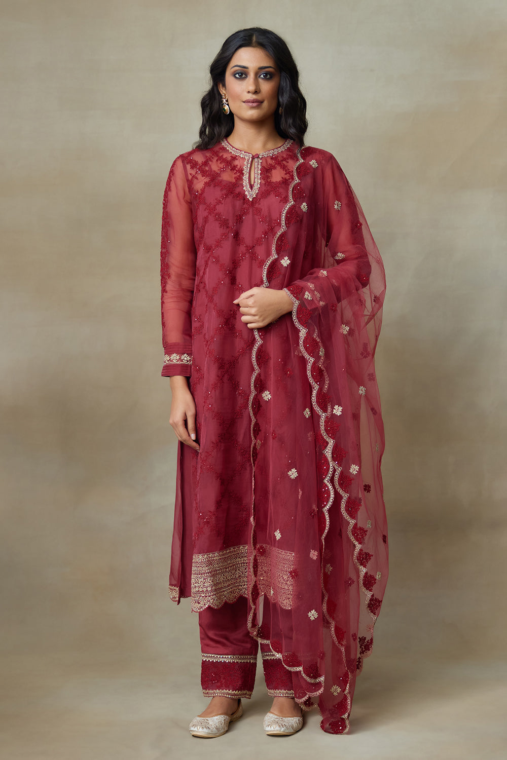 Rose Kurta Set