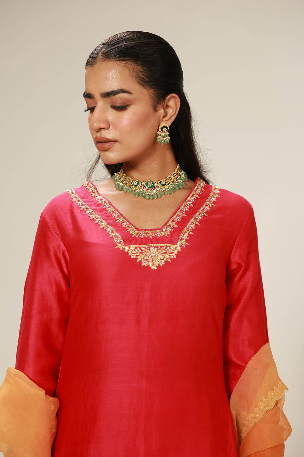 Rose Pink Kurta Set
