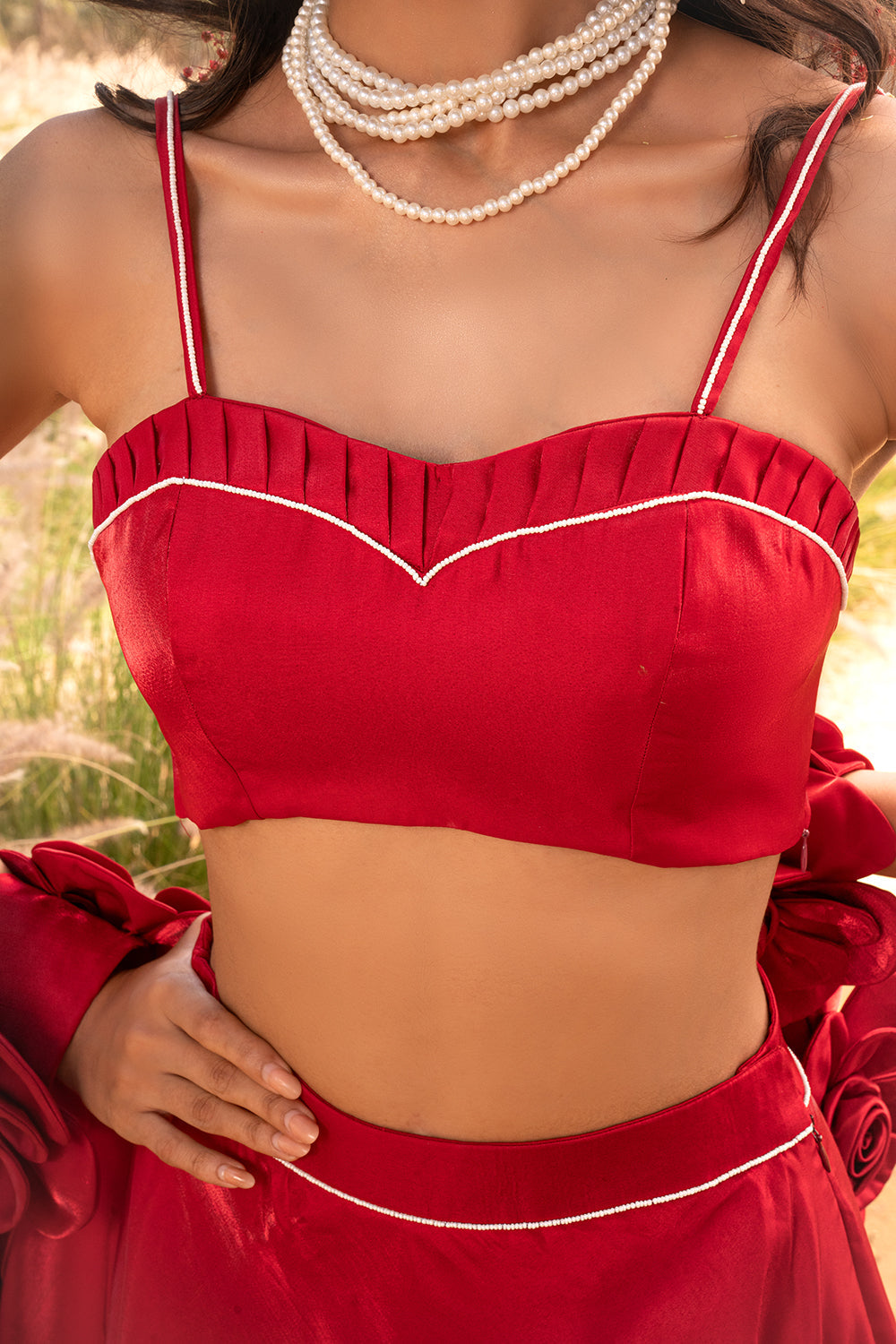 Rouge Bloom Lehenga
