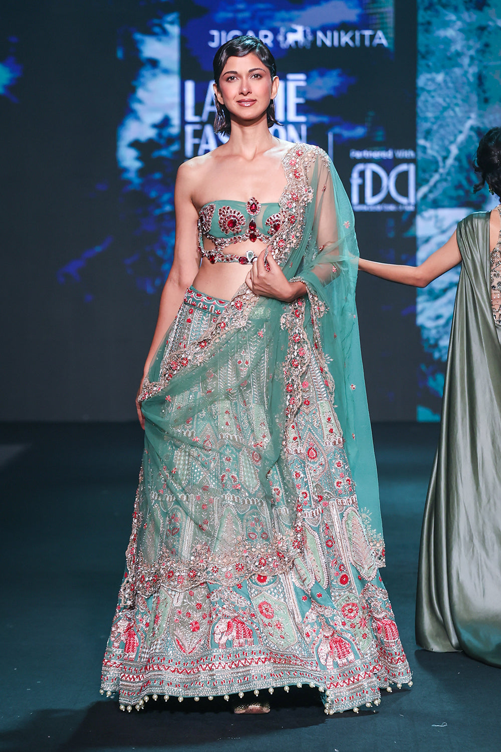 Ruby Rajwadi Lehenga