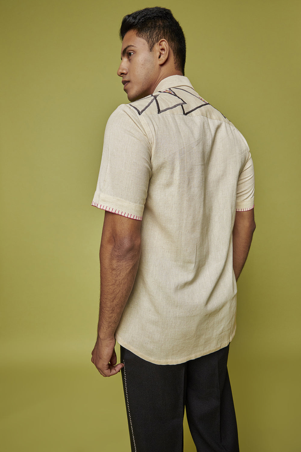 Geomatrical Shirt - Auraya Fashion - - #tag1# - #tag2# - #tag3# - #tag3#