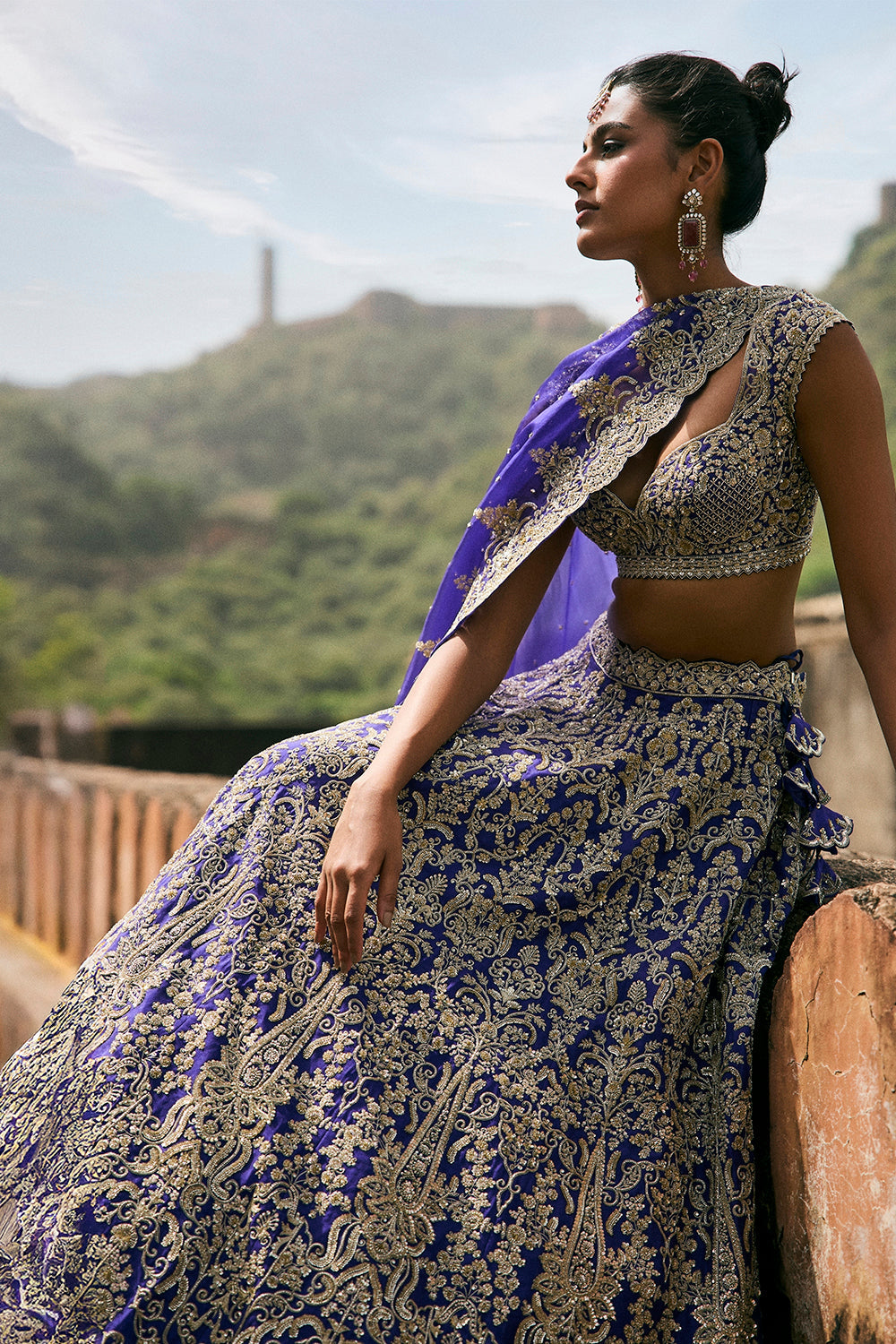 Saphire Lehenga Set