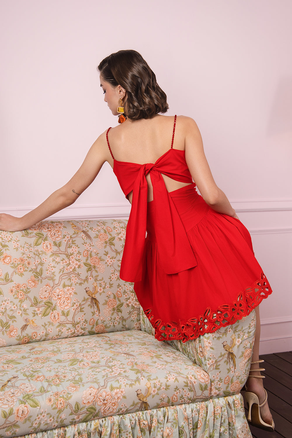Scarlet Red Mini Dress