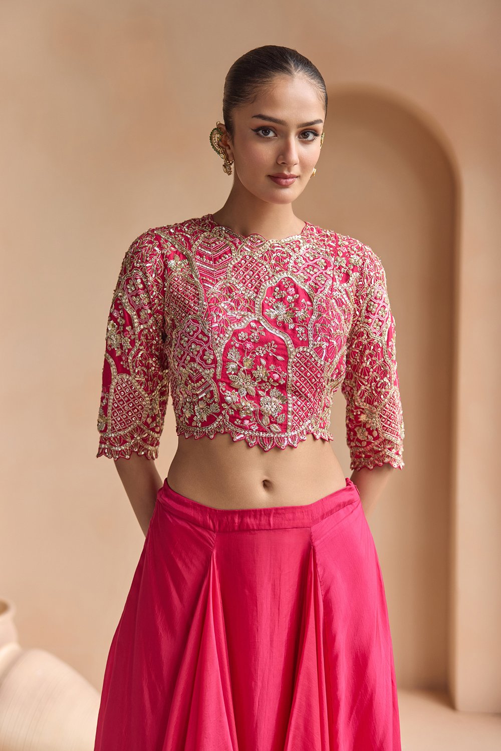 Scarlet Top & Skirt Set