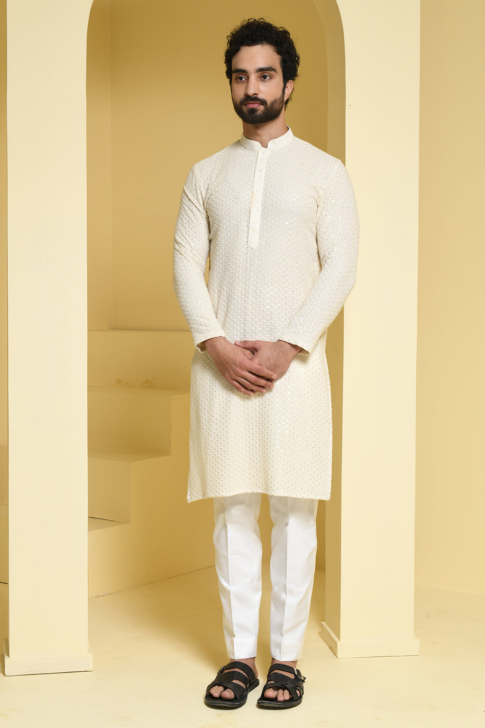 Sequence Emrboidered Kurta Pants