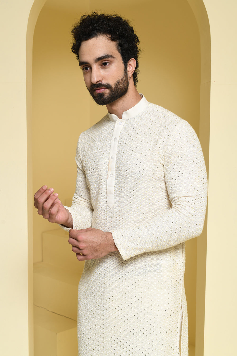 Sequence Emrboidered Kurta Pants