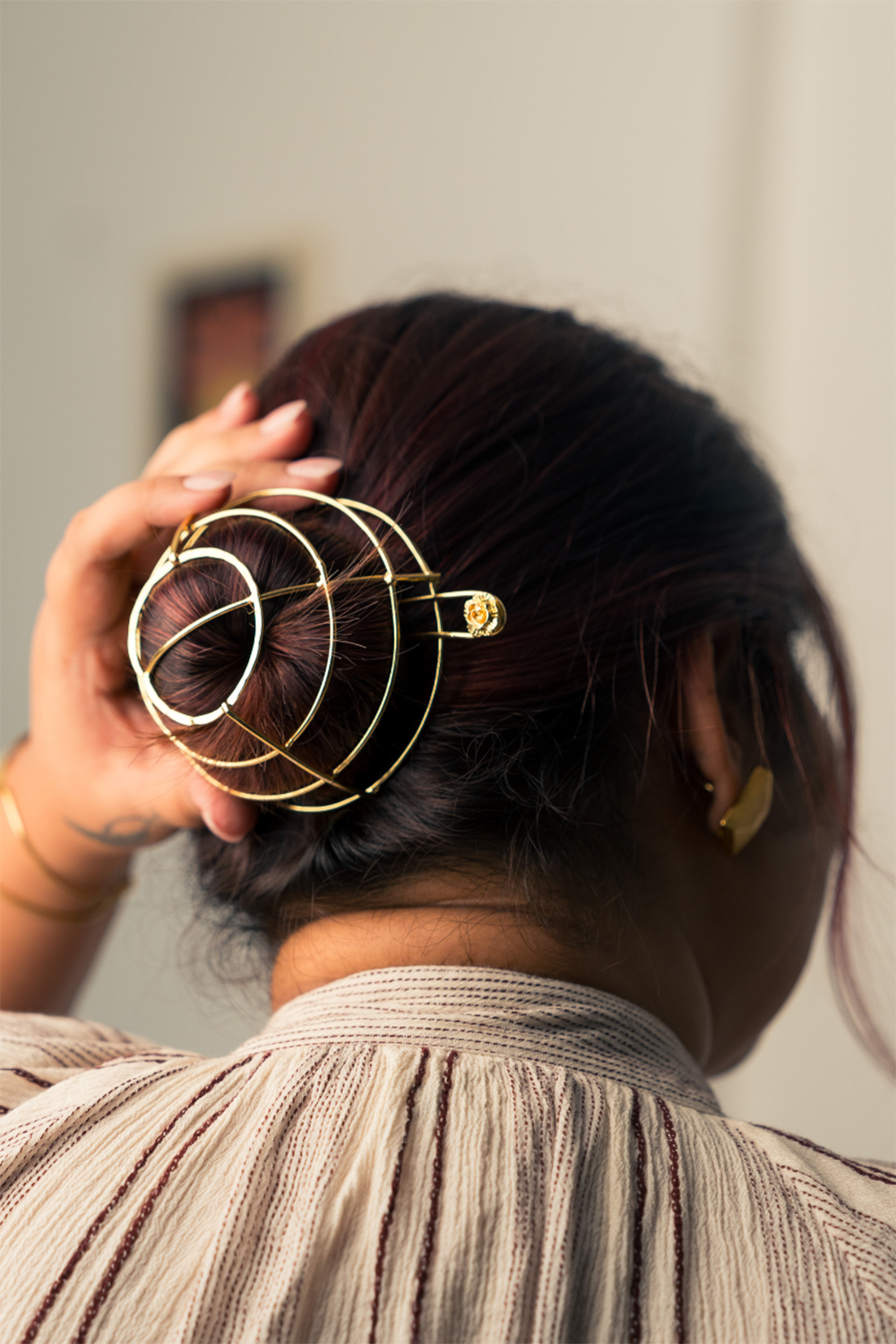 Shimmer Hair Bun