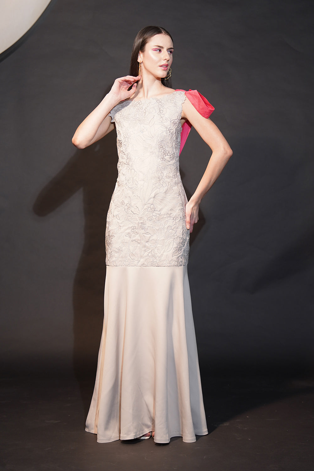 Silver and Pink Gowns
