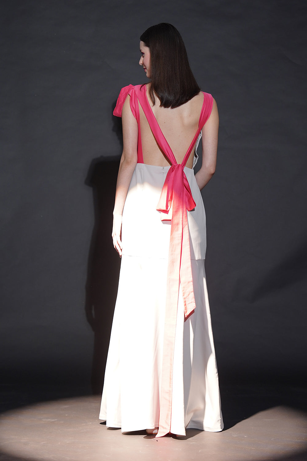 Silver and Pink Gowns