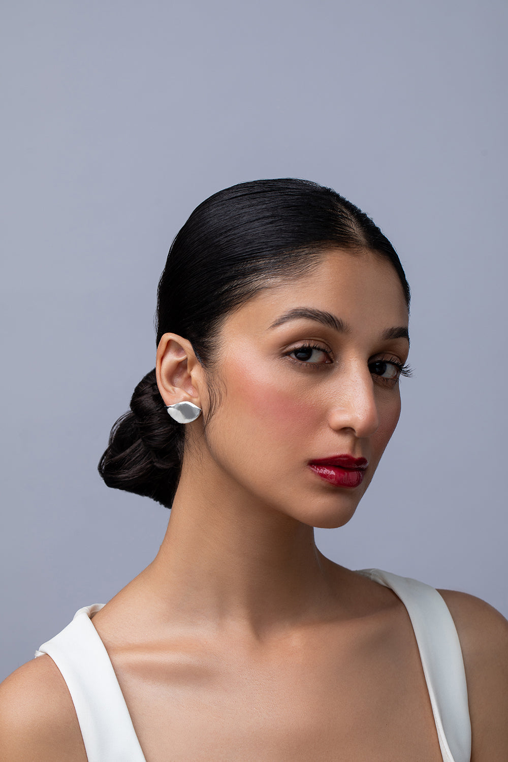 Silver Drip Earrings