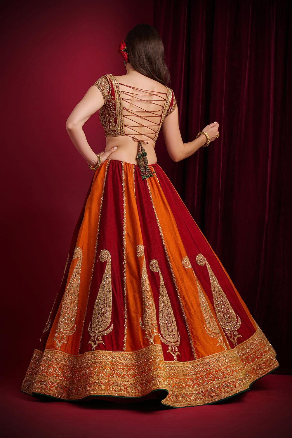 Sindoori Lehenga Set