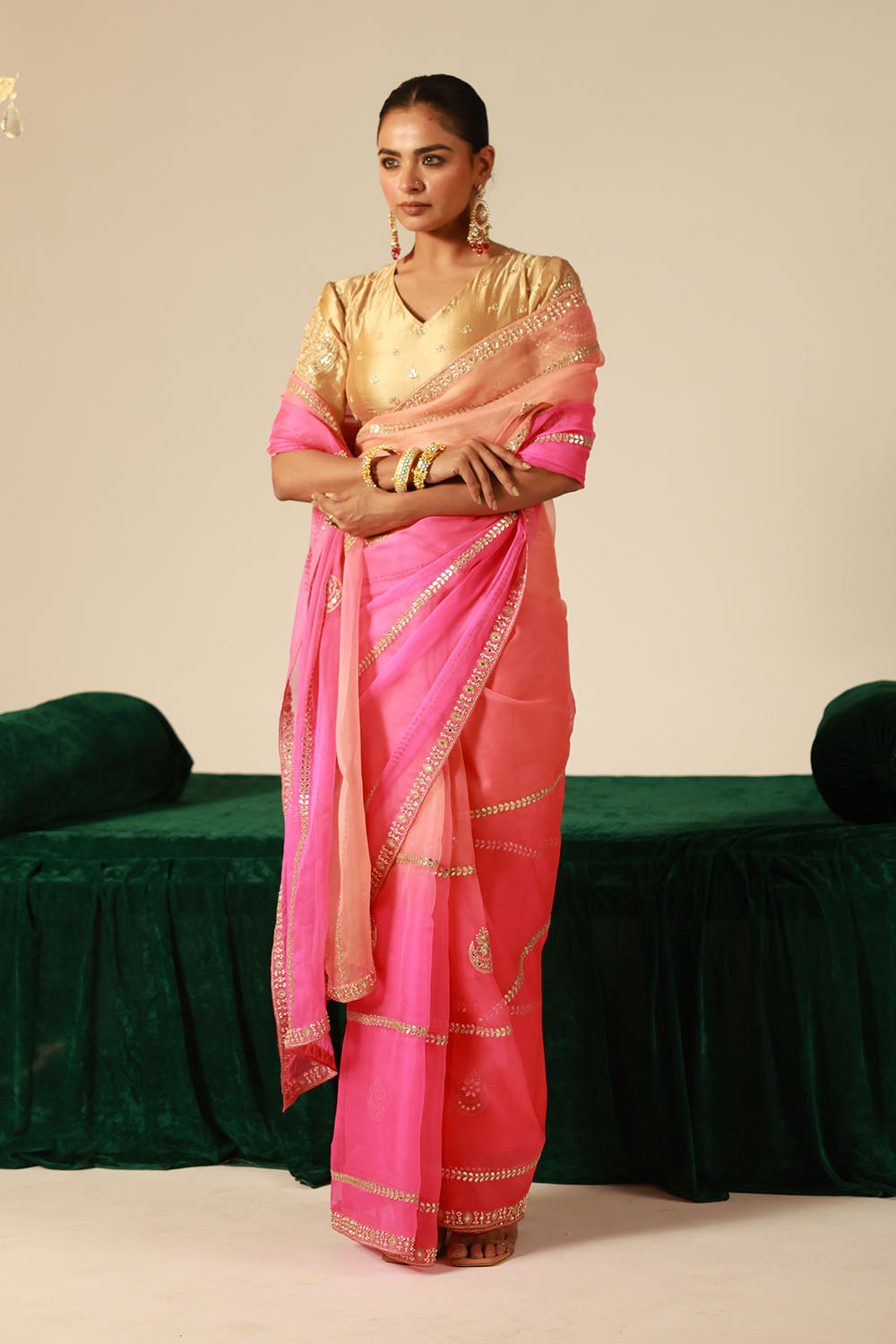 Soft Ombre Organza Saree
