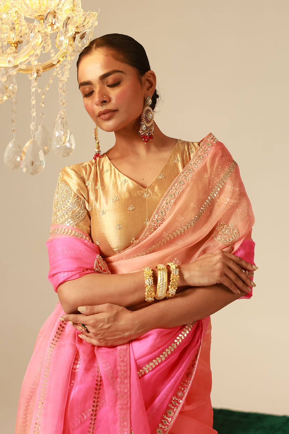 Soft Ombre Organza Saree